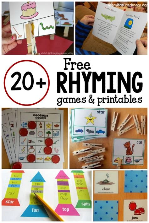 rhyming games|Educational Rhyming Games .